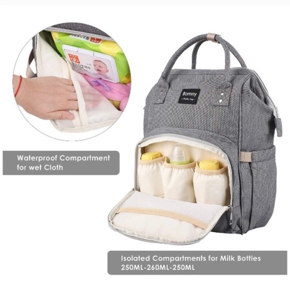 Bamny Diaper Bag Backpack for Mom and Dad - Picture 1 of 12